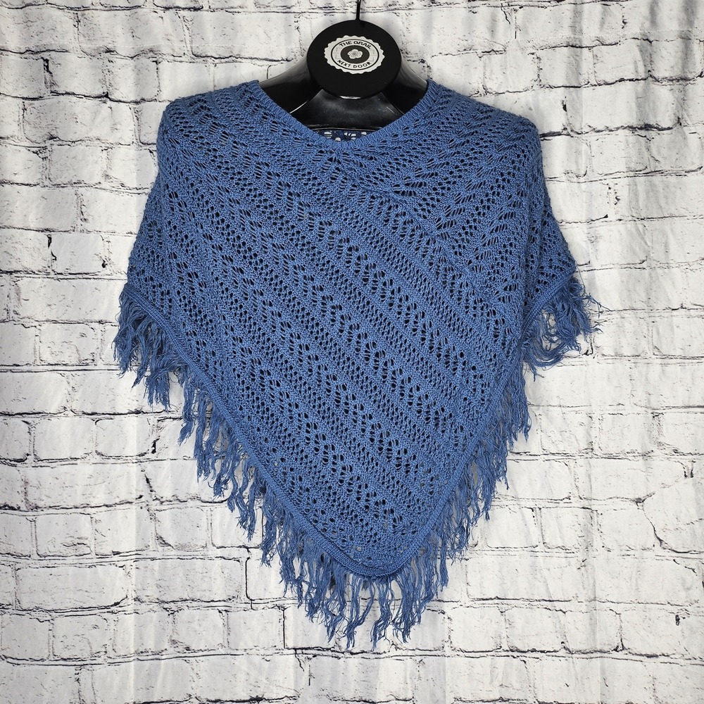 Vintage Girls Shawl Great American Sweater Size Large/ XL Made In USA 90s Y2k